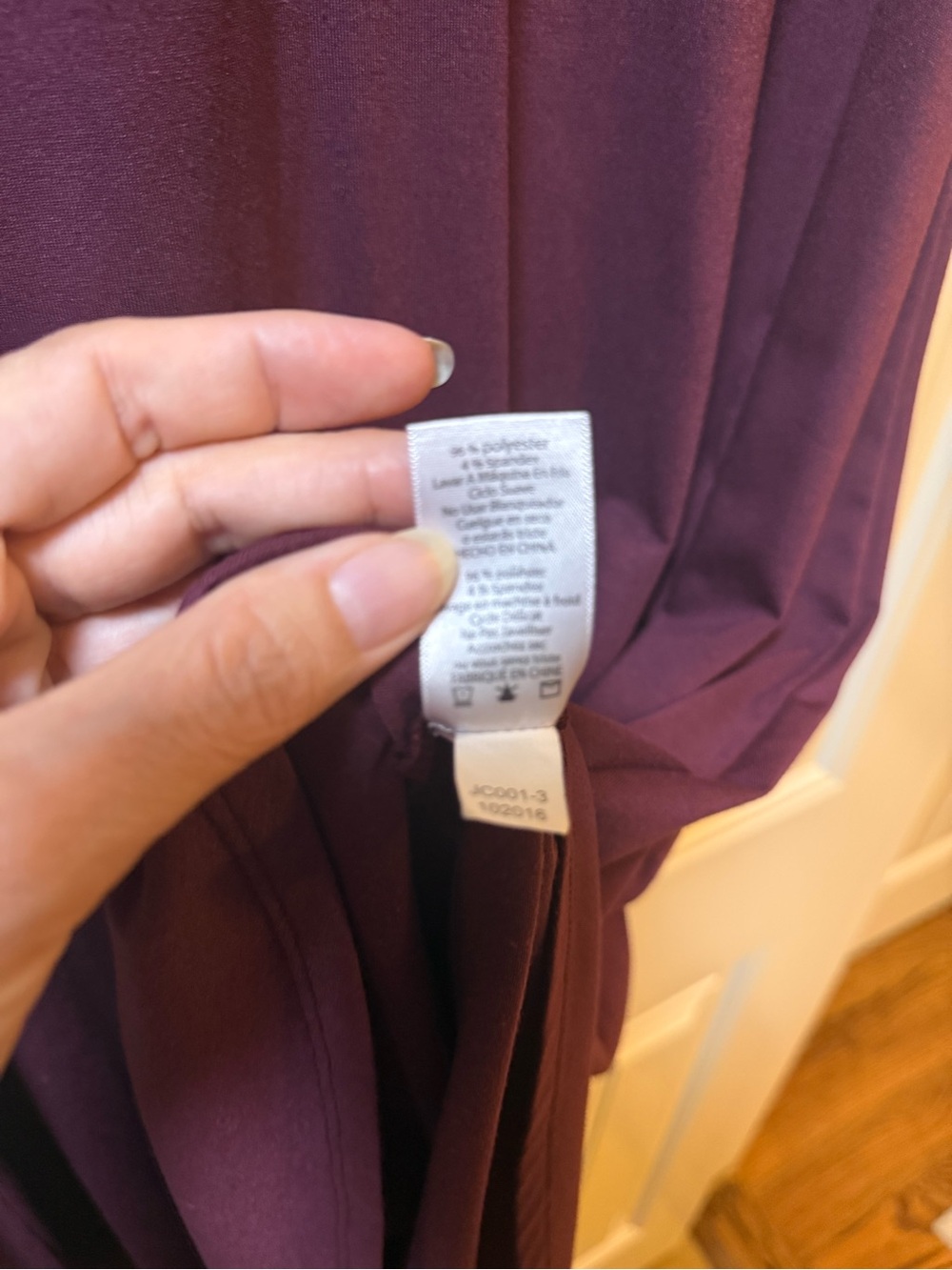 LuLaRoe Burgundy dress - Picture 4 of 5